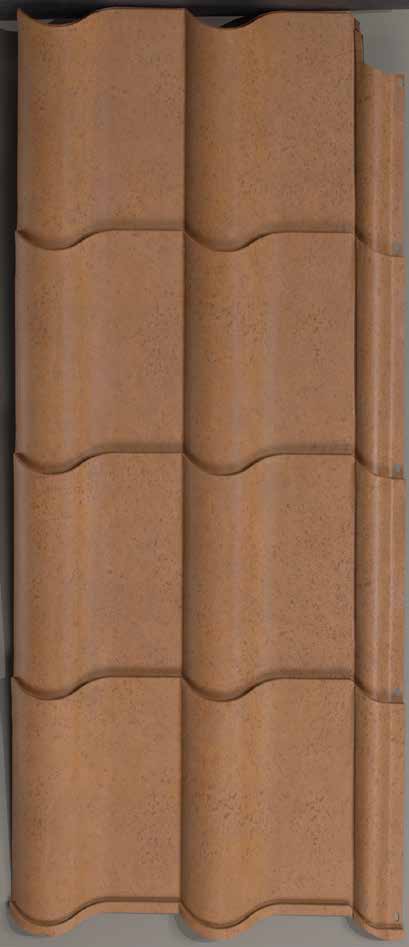 ProVia Barrel Tile in Terracotta